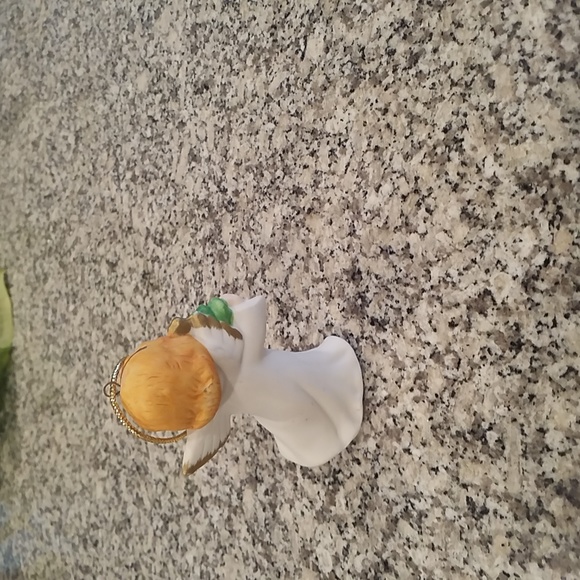 Pair of Retro Ceramic Angel Figurines/Tree Ornaments - Picture 5 of 7